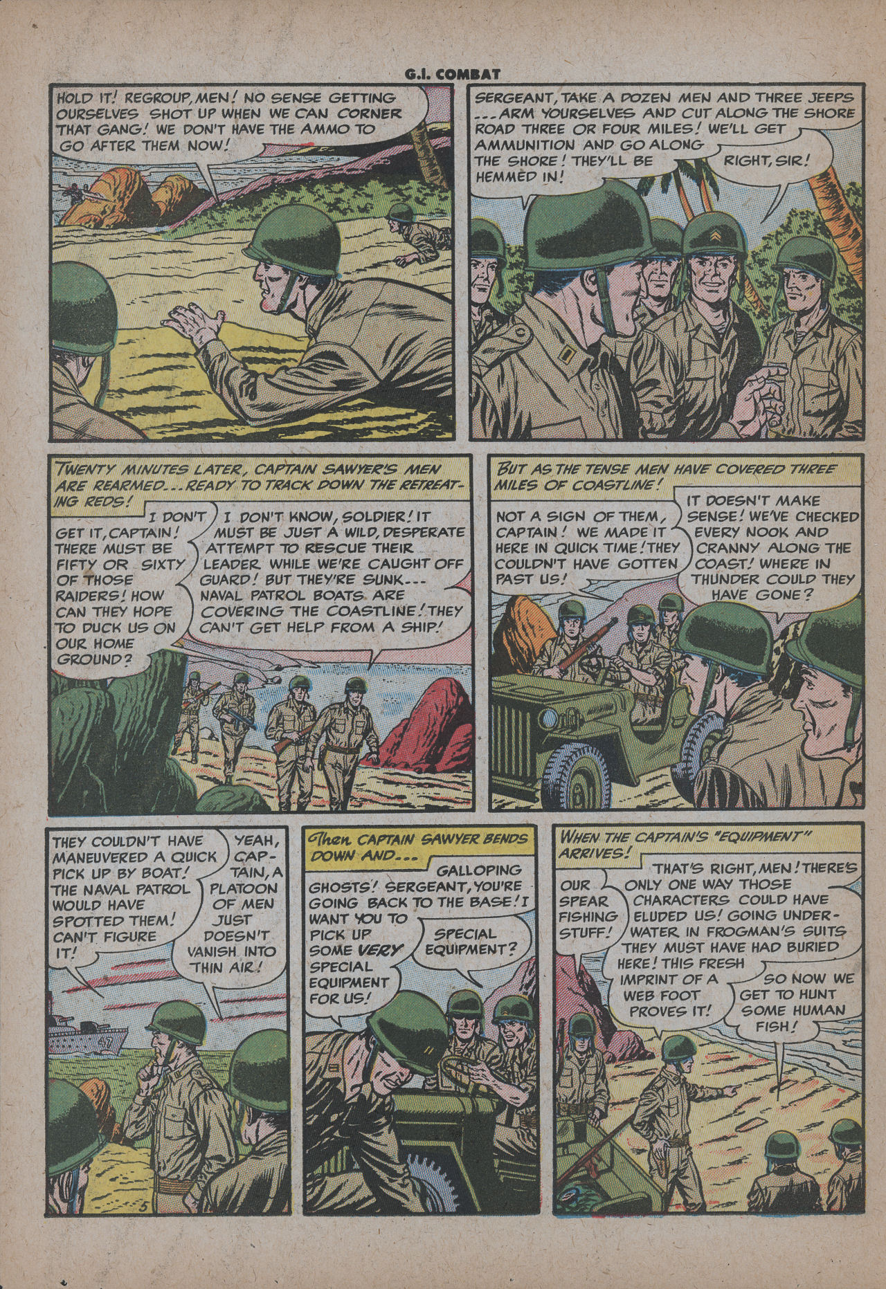 Read online G.I. Combat (1952) comic -  Issue #25 - 22