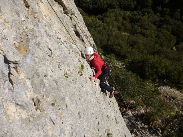 Curso iniciacion a la escalada: Peñartea-El Carrascal