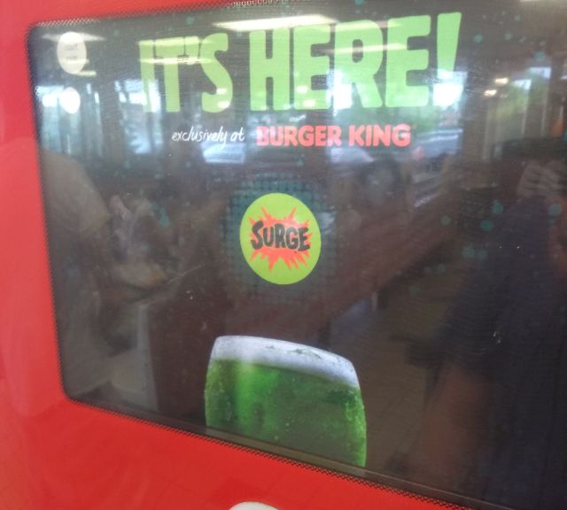 Surge Soda Returns to Soda Fountains Exclusively at Burger King