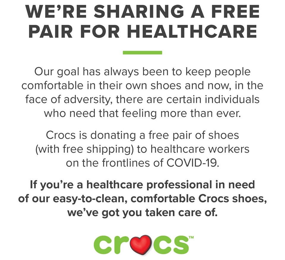 crocs for healthcare line