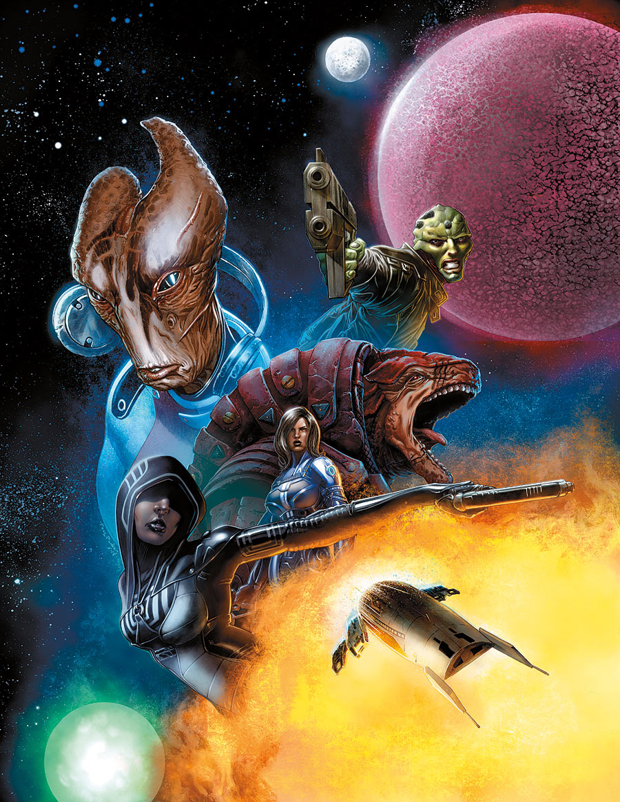 The Geeky Nerfherder: #ArtOfTheDay: 'Mass Effect' by Tony Parker