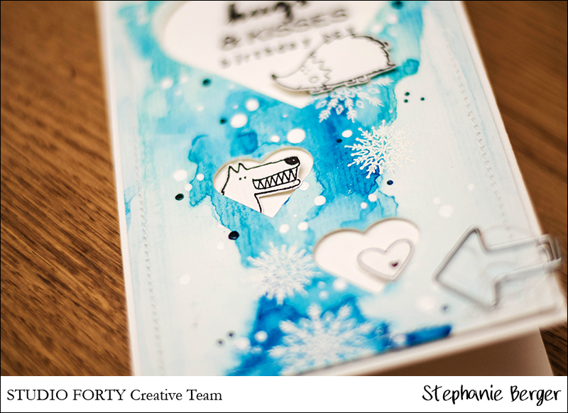 Stephanie Berger - Cardmaking - StudioForty - Birthday Winter Card
