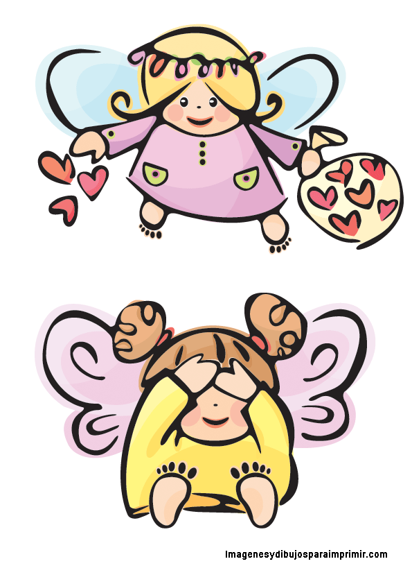angeles infantiles para imprimir imagenes y dibujos para imprimir