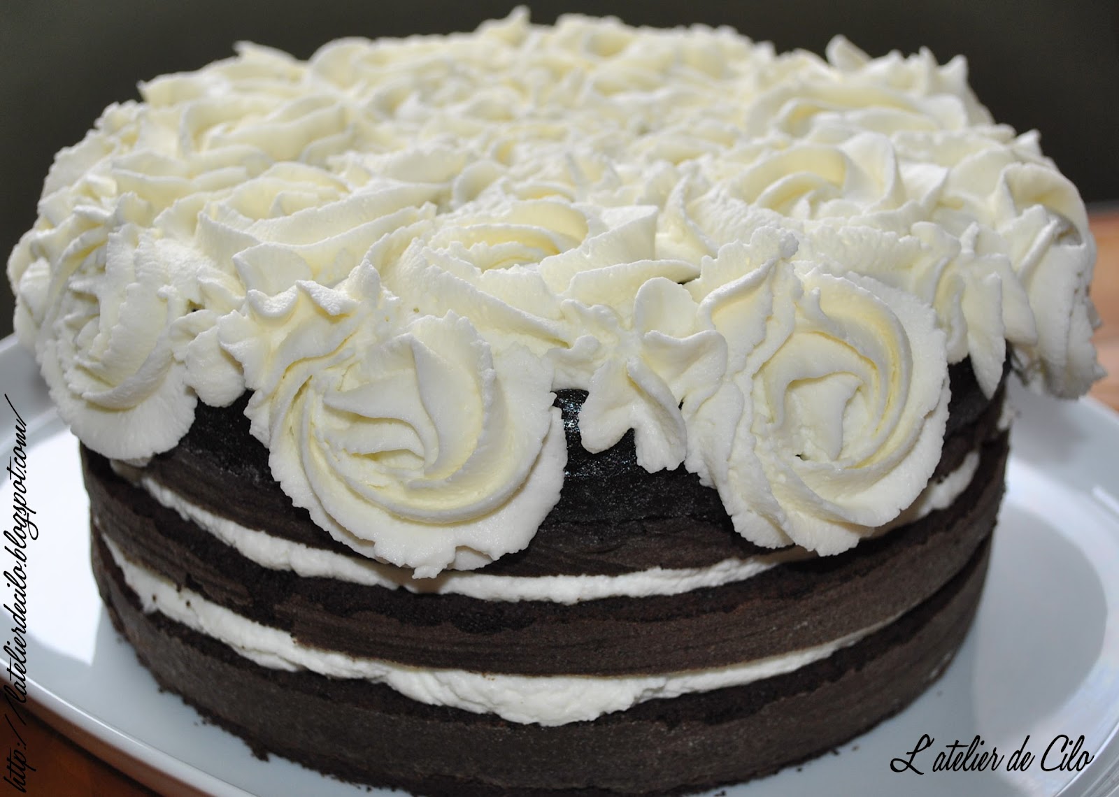 Crème Mascarpone Chocolat Pour Gâteau à étage latelierdecilo.blogspot.com