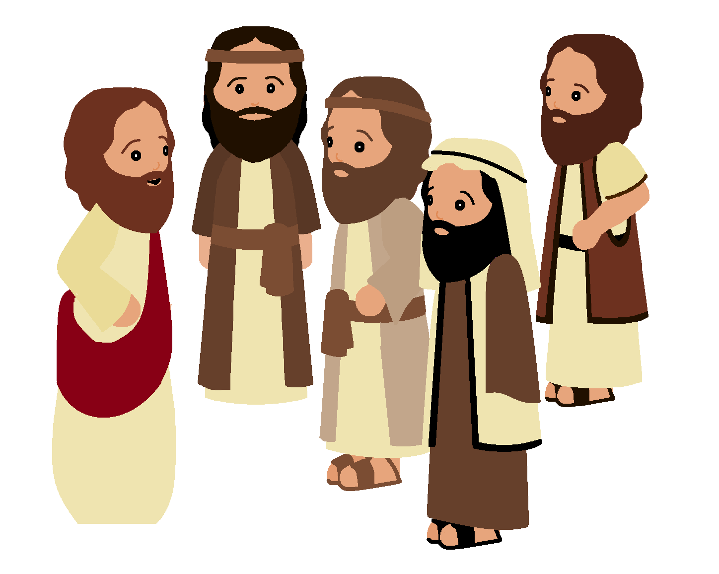 jesus and apostles clipart - photo #3