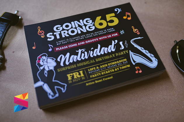 65th Birthday Invitation - Stunro CreativeWorks