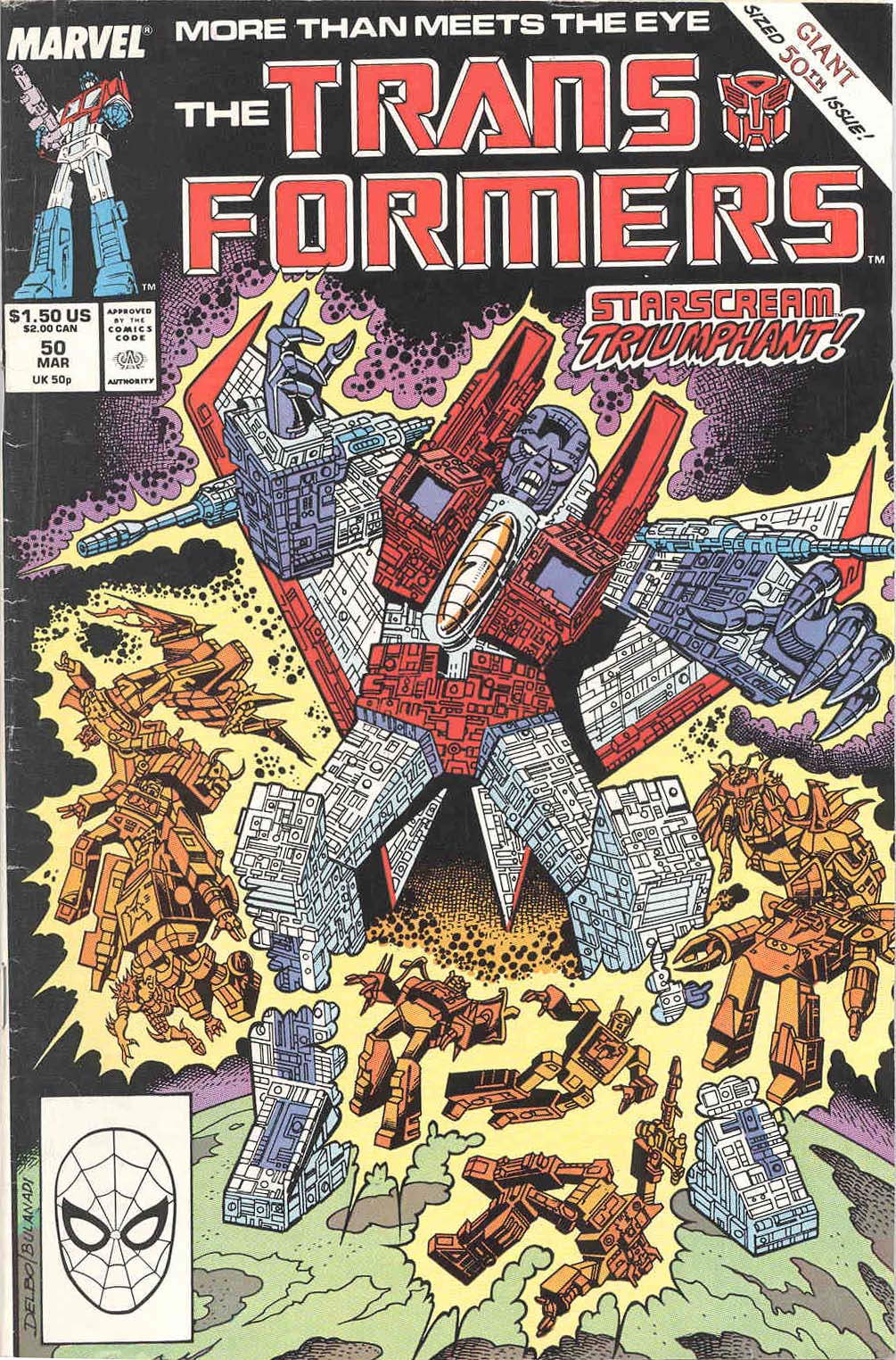 The Transformers (1984) issue 50 - Page 1