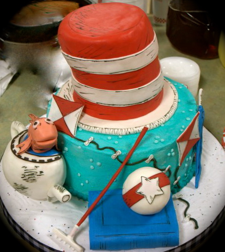The Sweetest Thing Cakes: Cat In The Hat cake