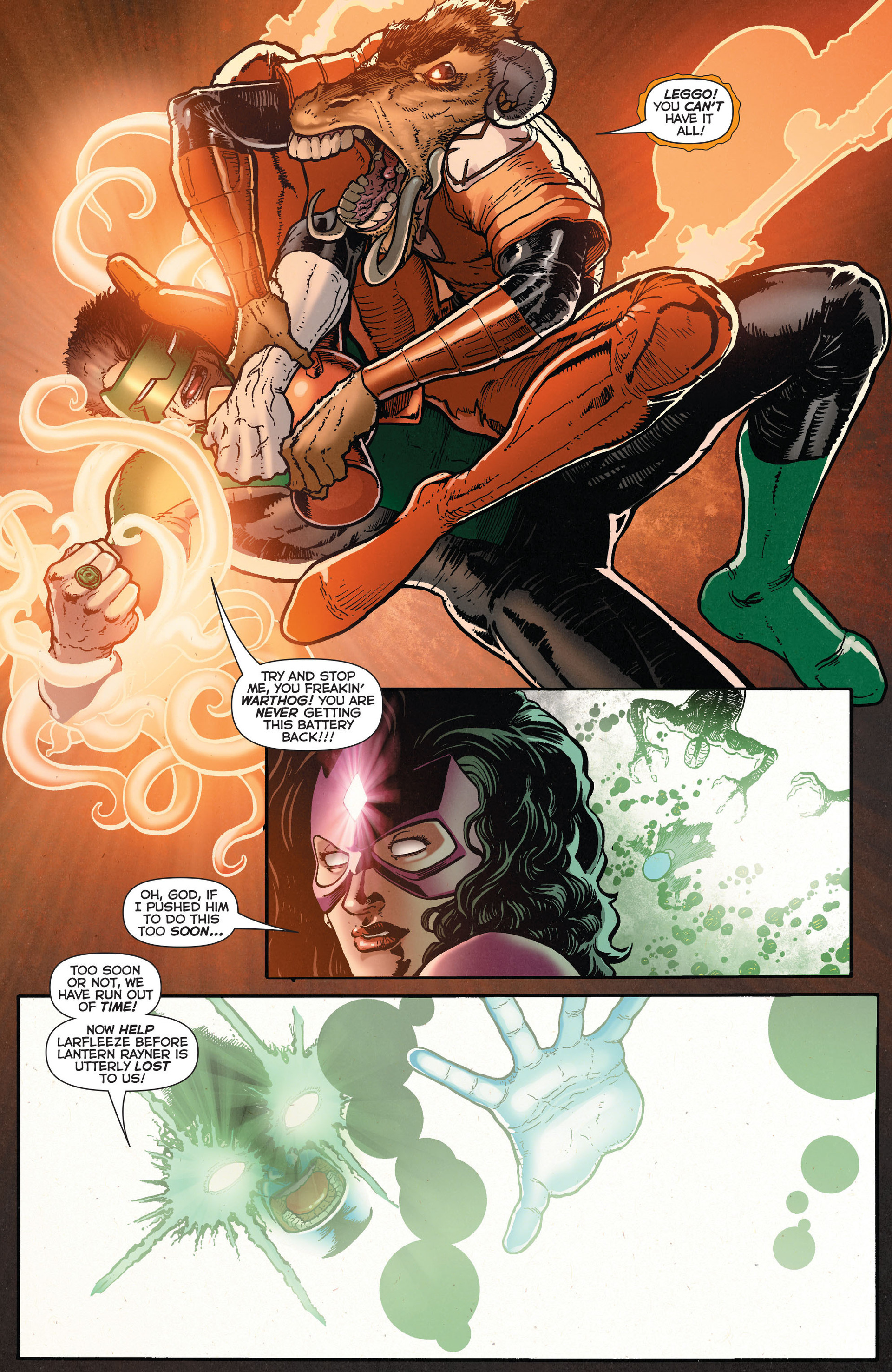 Read online Green Lantern: New Guardians comic -  Issue #15 - 18
