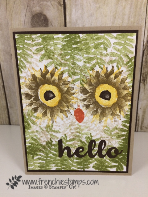 Painted Harvest, Owl, Stampin'Up!, Hello Friends,