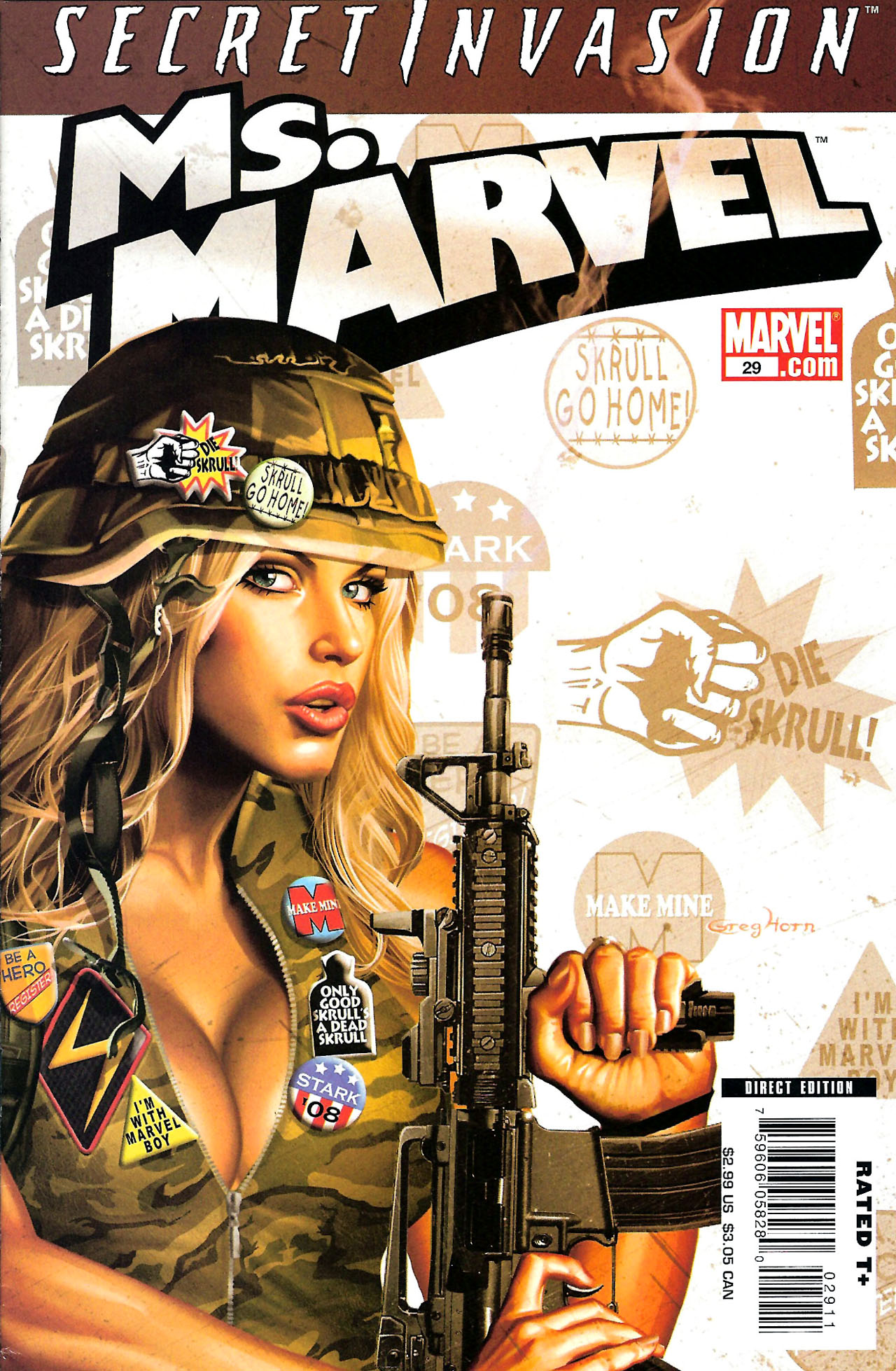 Read online Ms. Marvel (2006) comic -  Issue #29 - 1