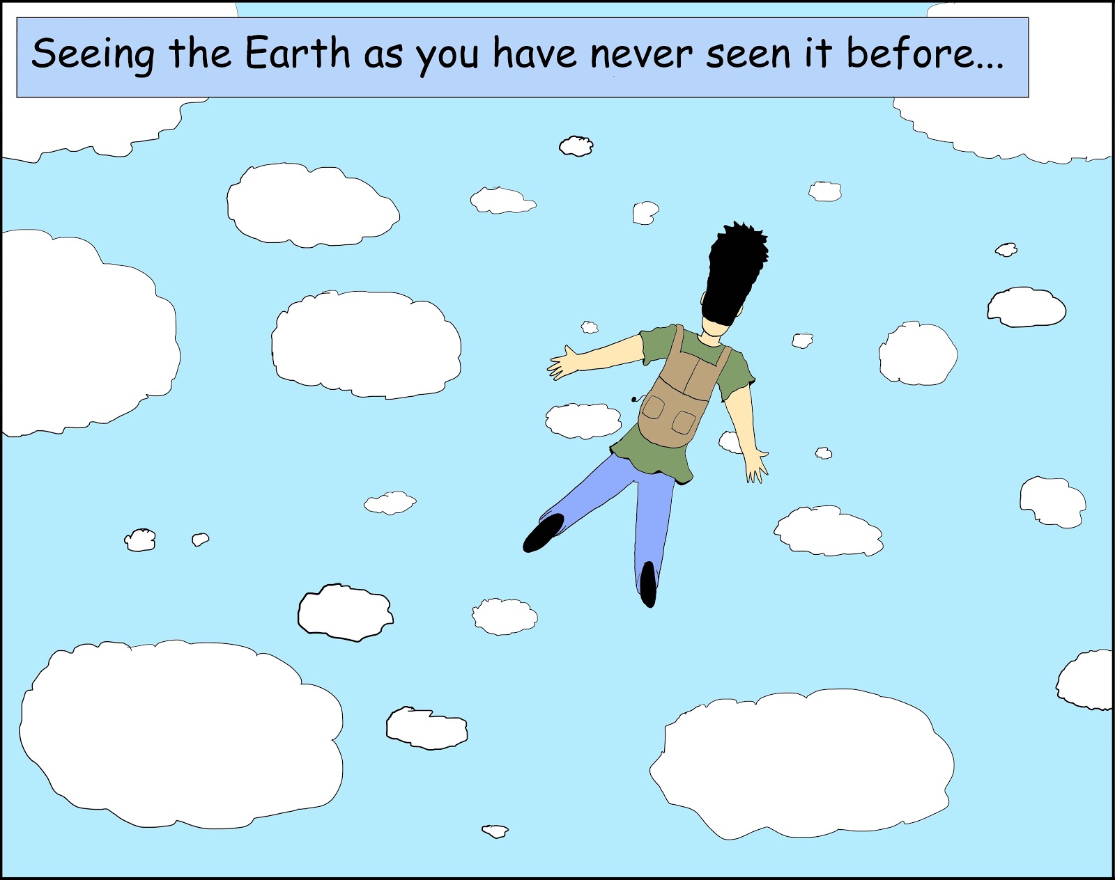 The Comic Space Man In The