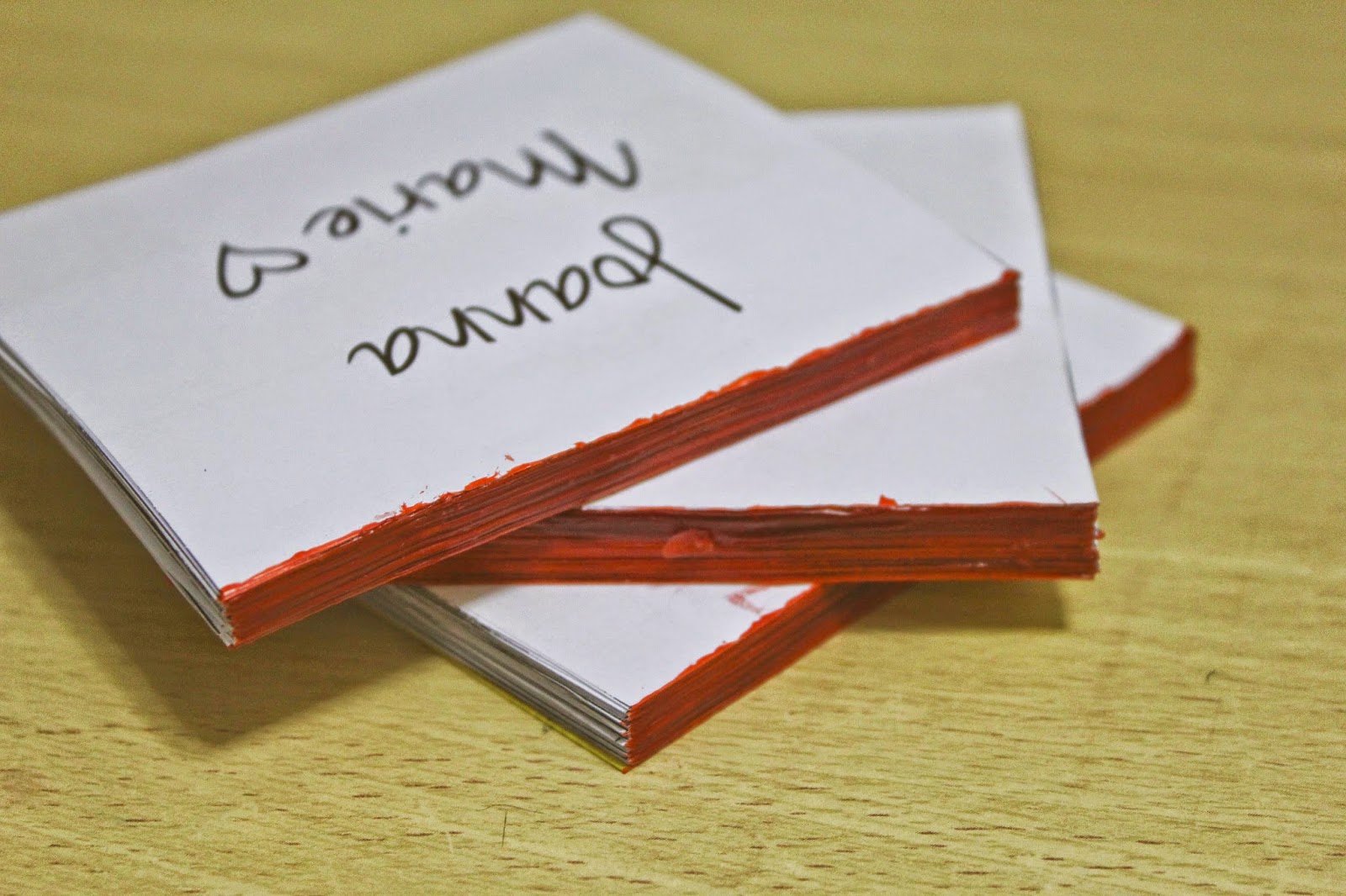 Recycled Scratch Pads Oh! That November