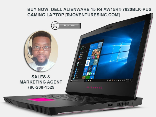 Buy Now: Dell Alienware 15 R4 AW15R4-7620BLK-PUS Gaming Laptop [RJOVenturesInc.com]