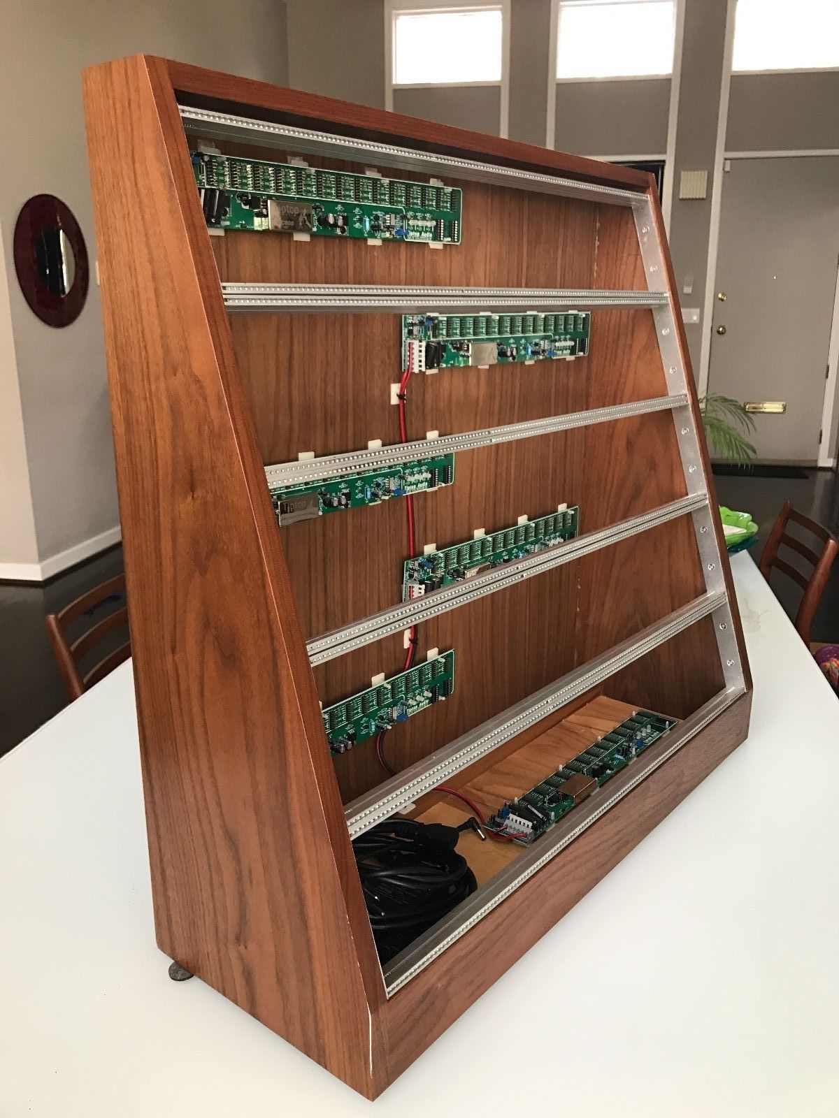 MATRIXSYNTH Goike 15U x 140hp Eurorack Case in Wallnut + 6 x TipTop