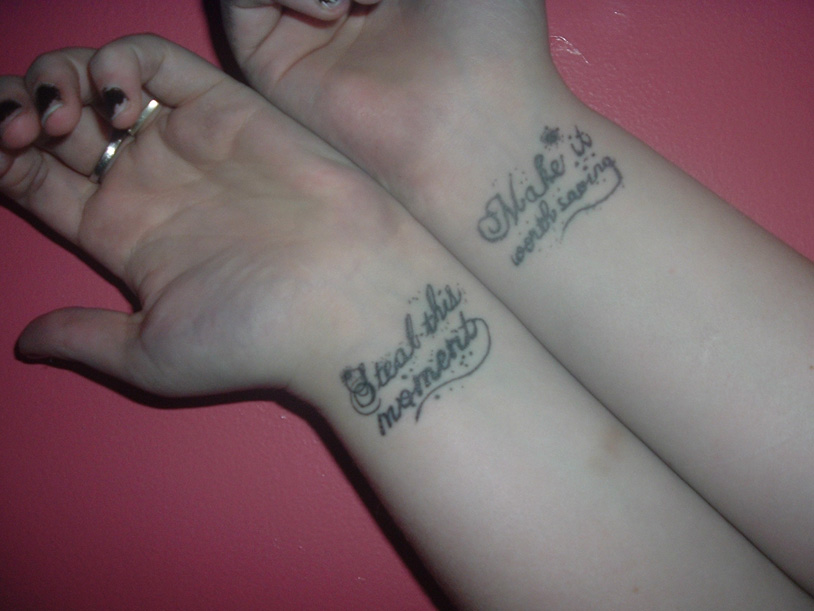 CR Tattoos Design: Cool Wrist Tattoos with Names