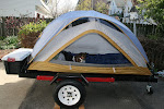 Mini-tent trailer.