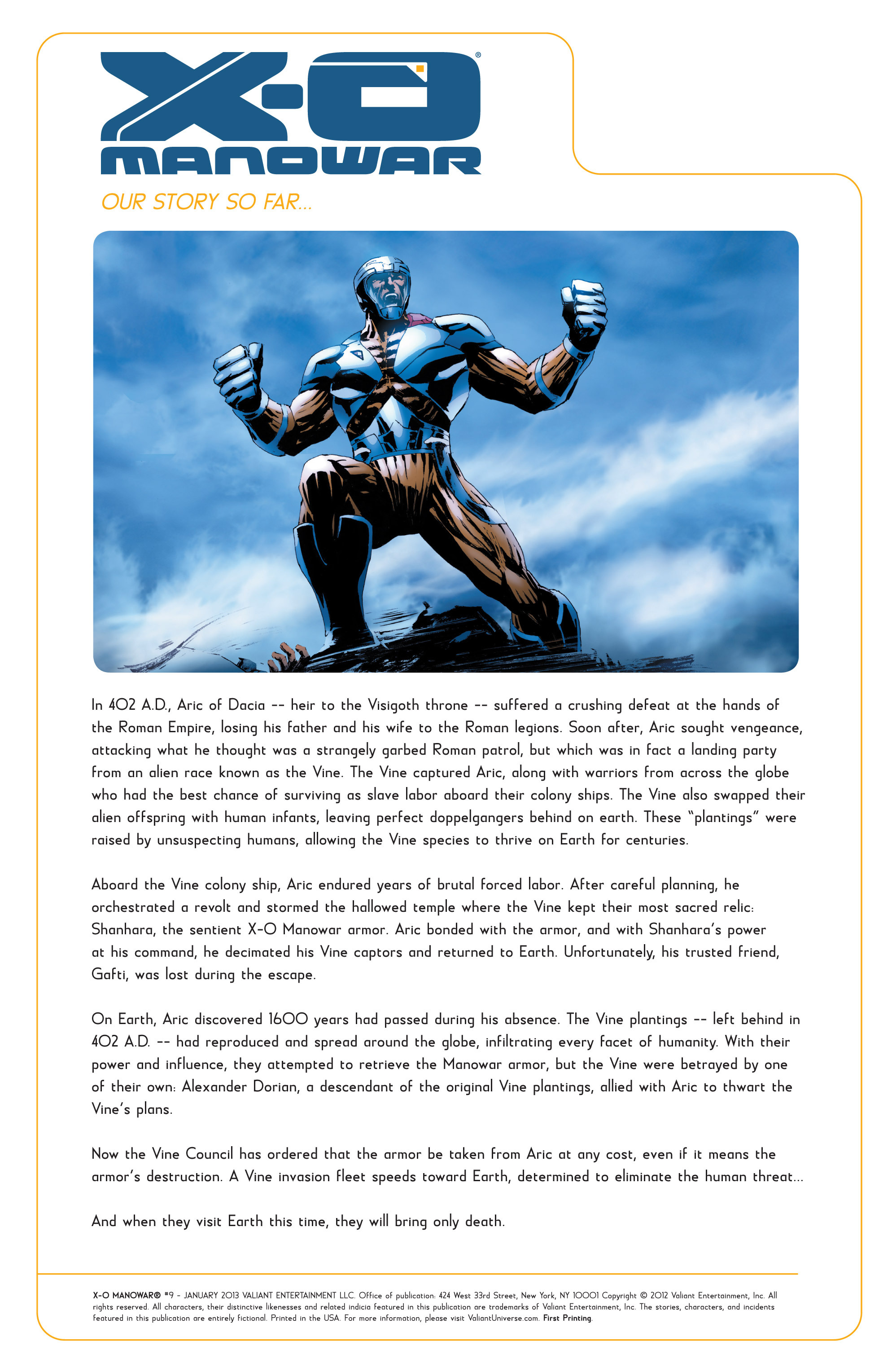 Read online X-O Manowar (2012) comic -  Issue #9 - 2