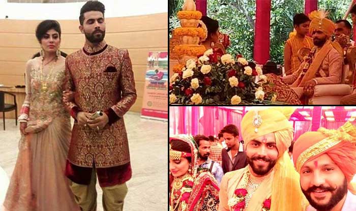 Cricketer Ravindra Jadeja And Riva Solanki Wedding Indian Celebrity Events