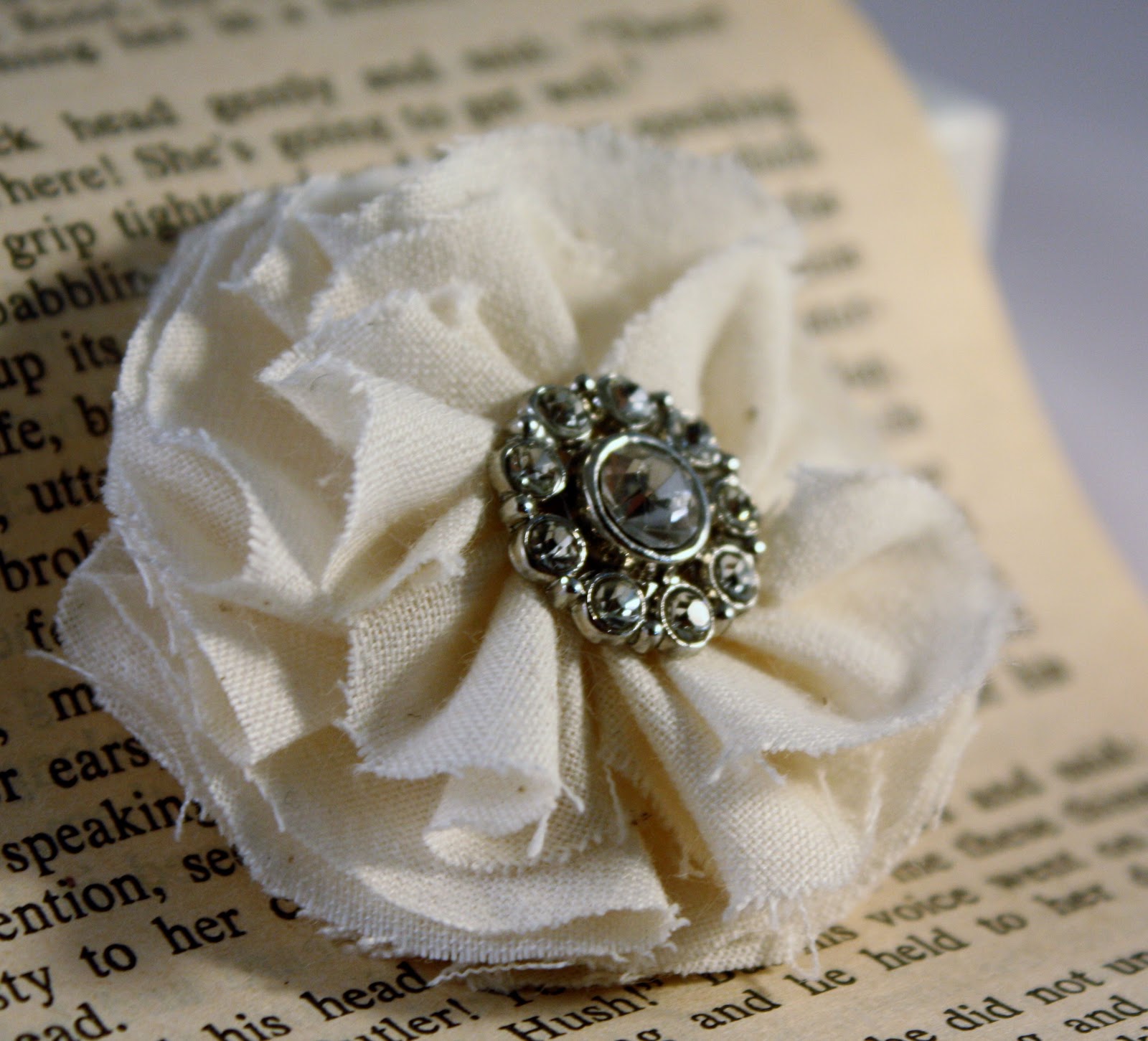 Shabby Chic Fabric Flower Flying Unicorn