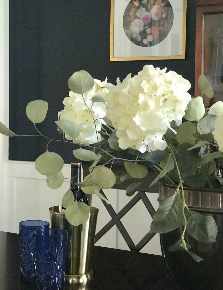Dark And Moody Navy Blue Dining Room Reveal