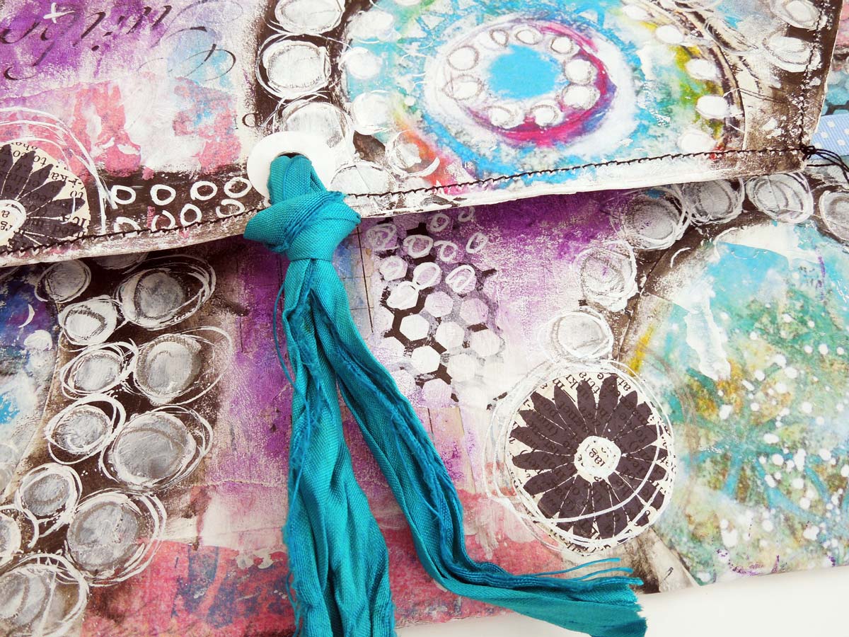 Inky Dinky Doodle Wanderlust Week 38 Altered brown bag envelope