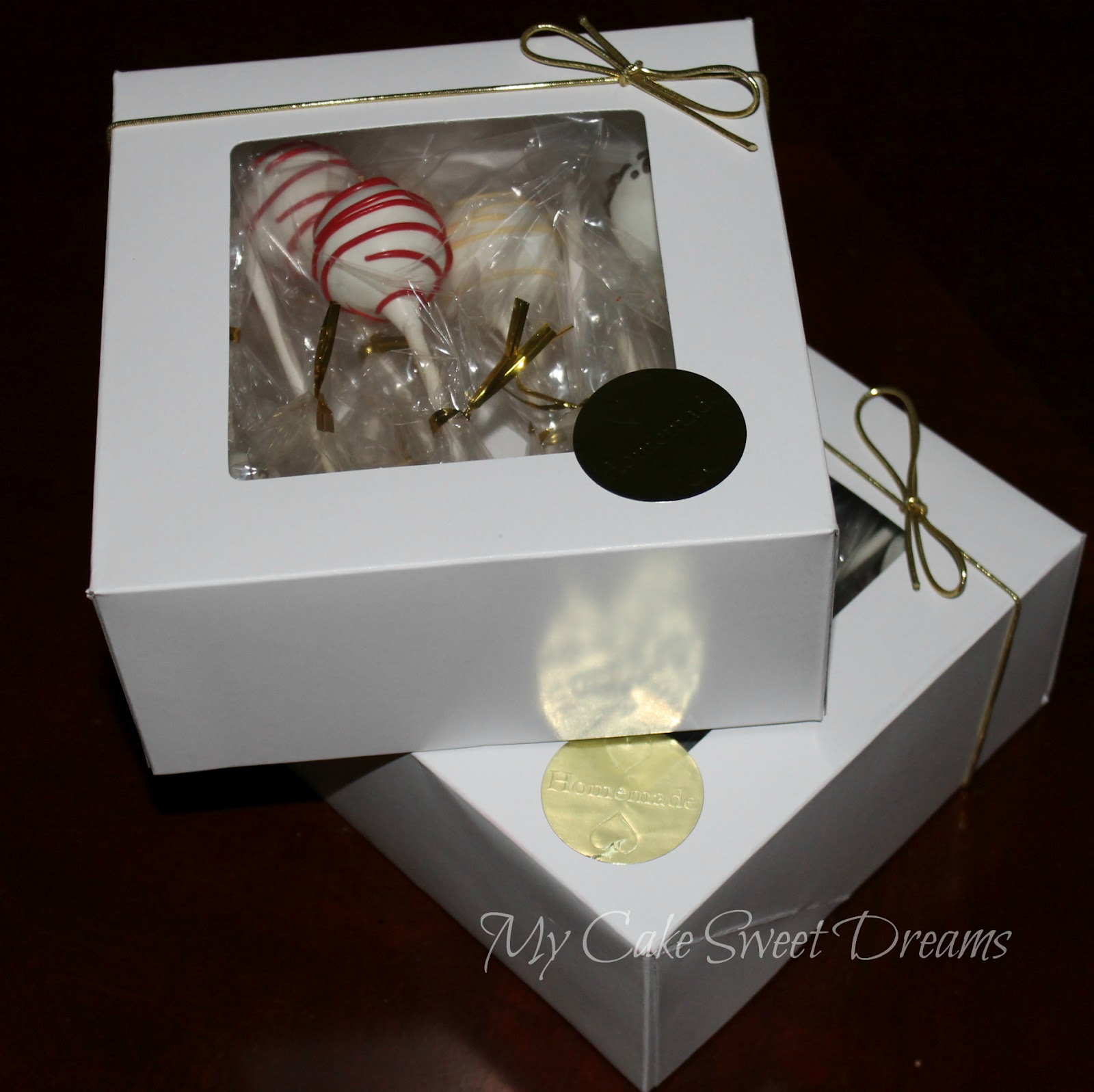 CakesbyZana Cake Pops in the box