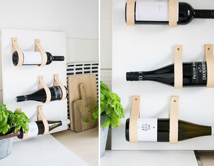 4 Botelleros handmade para los amantes del vino