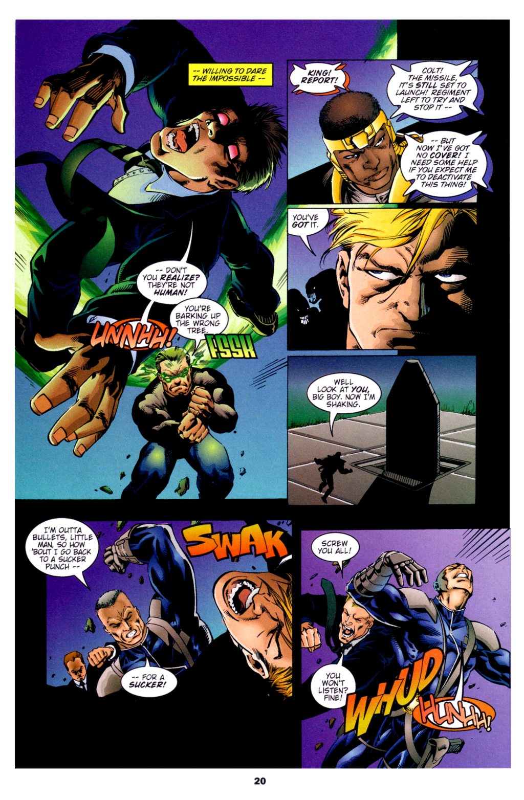 Read online Team One: Stormwatch comic -  Issue #2 - 21