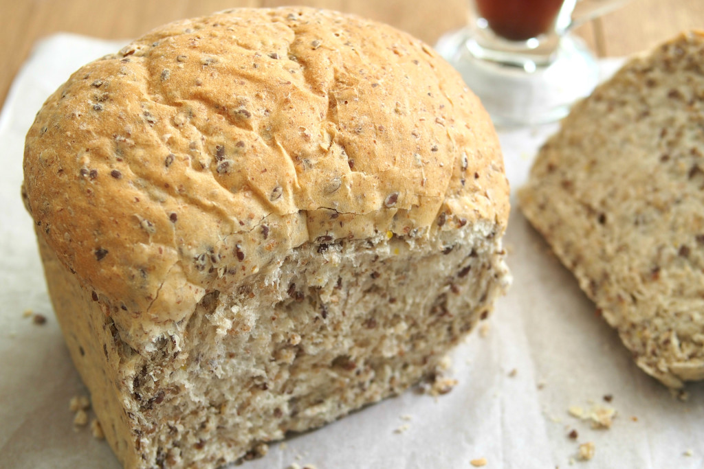 Multigrain Bread (9 Grain Bread Recipe) BAKE WITH PAWS
