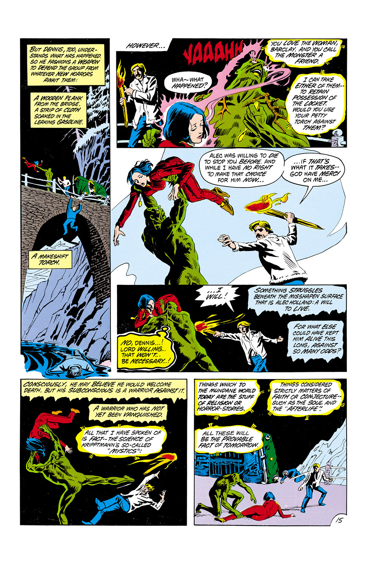 Read online Swamp Thing (1982) comic -  Issue #12 - 16