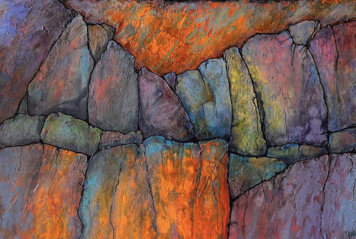 CAROL NELSON FINE ART BLOG Geologic Abstract Art, Fine Art Print