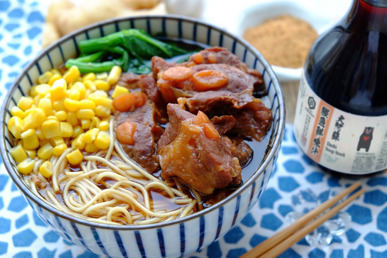 Missta's Kitchen [ 自家製日式拉麵 ] 黑煻豬軟骨拉麵 Japanese Brown Sugar Pork Tender