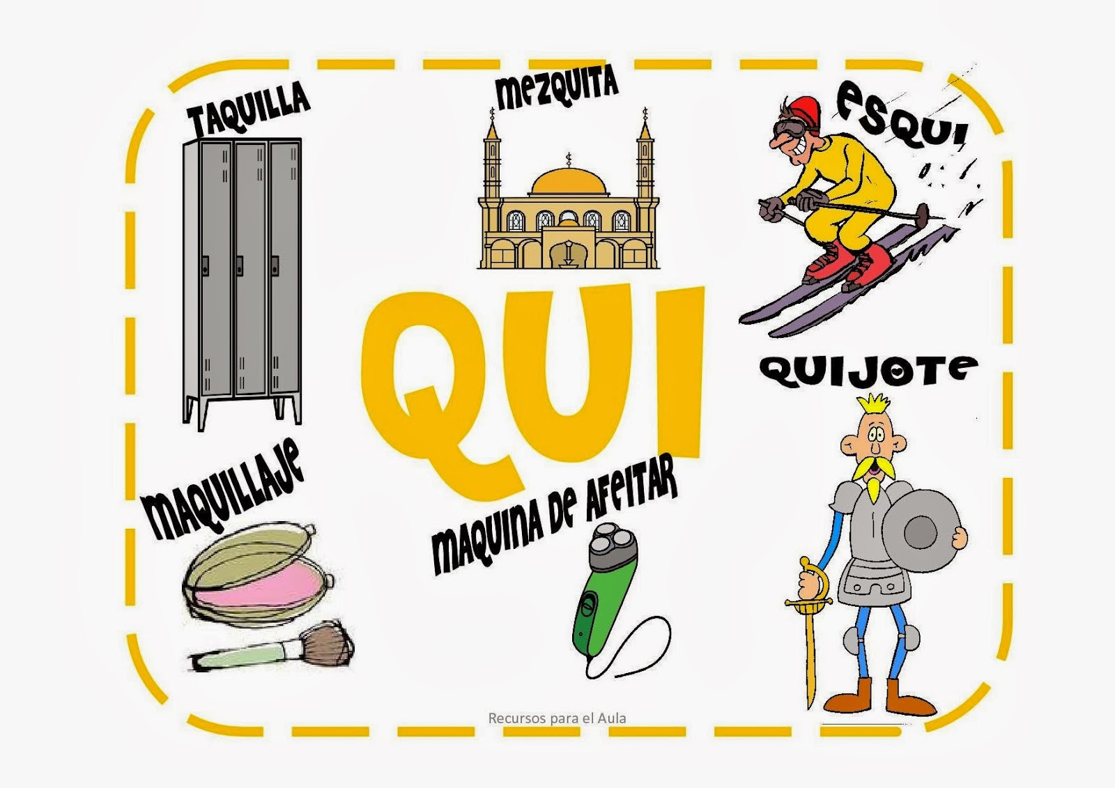 Pequenas Cousas Palabras con CA CO CU QUE QUI