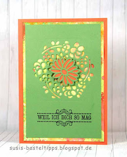 Bigshot framelits Blumenkreation: Tipp für die Stanze von Stampin' Up! Bigshot framelits Blumenkreation: Tipp für die Stanze von Stampin' Up!