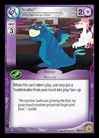My Little Pony Scalio, Mischevious Grin Friends Forever CCG Card