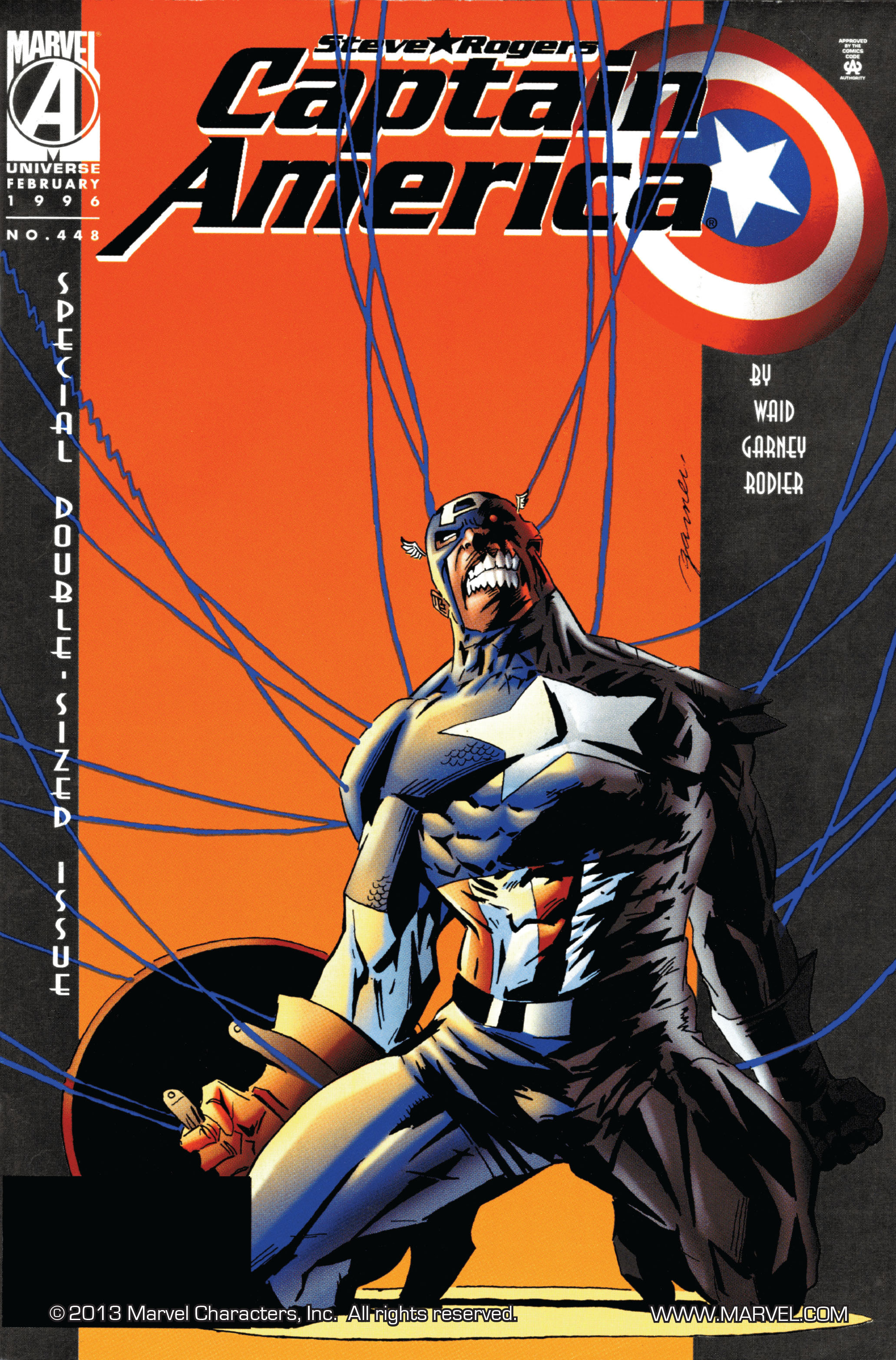 Read online Captain America (1968) comic -  Issue #448 - 1