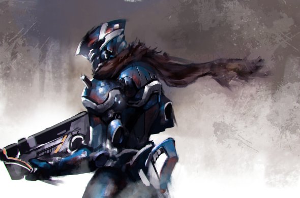 Cavaleiros e guerreiros medievais e futuristas nas ilustrações de Jeff Chen Jeff Chen artstation deviantart arte ilustrações fantasia ficção games cavaleiros guerreiros medievais futuristas