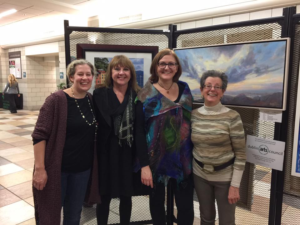 My Two Paintings in the Dublin Art League Fall Show