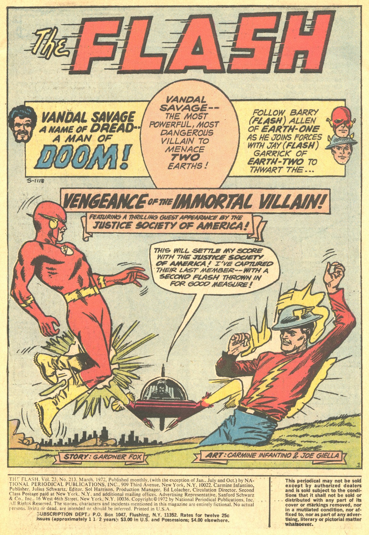 Read online The Flash (1959) comic -  Issue #213 - 3