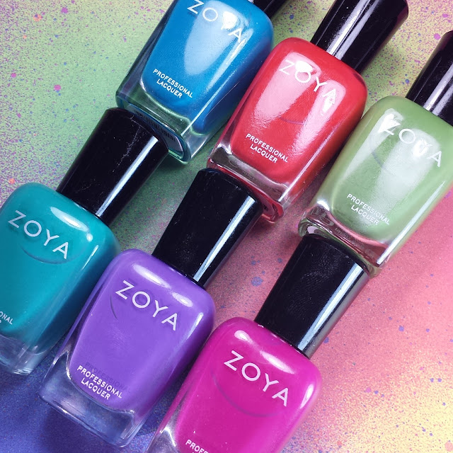 Zoya Island Fun Swatches & Review