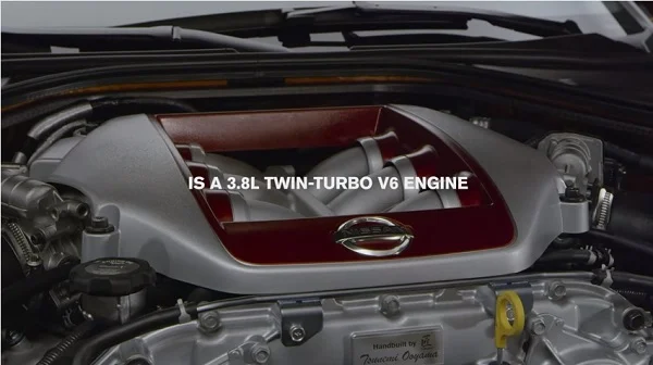 Motor V6 3.8L Twin Turbo Nissan GT-R