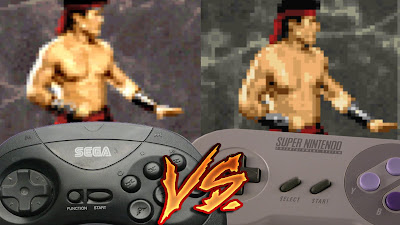 Mega Drive Vs SNES - Mortal Kombat II