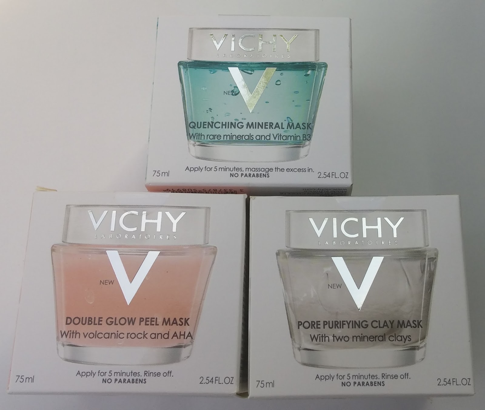 Sparkled Beauty Vichy face masks