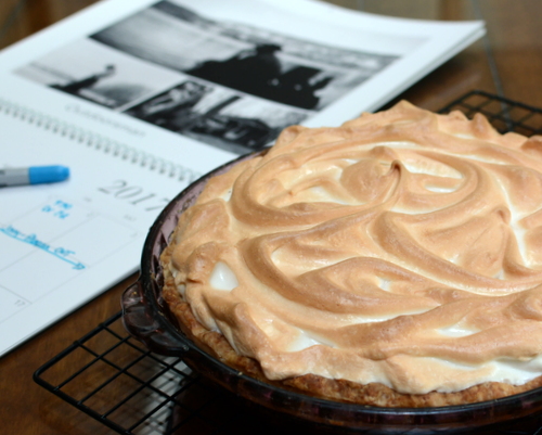 Coconut Cream Pie ♥ KitchenParade.com, how to move grown men to silence.