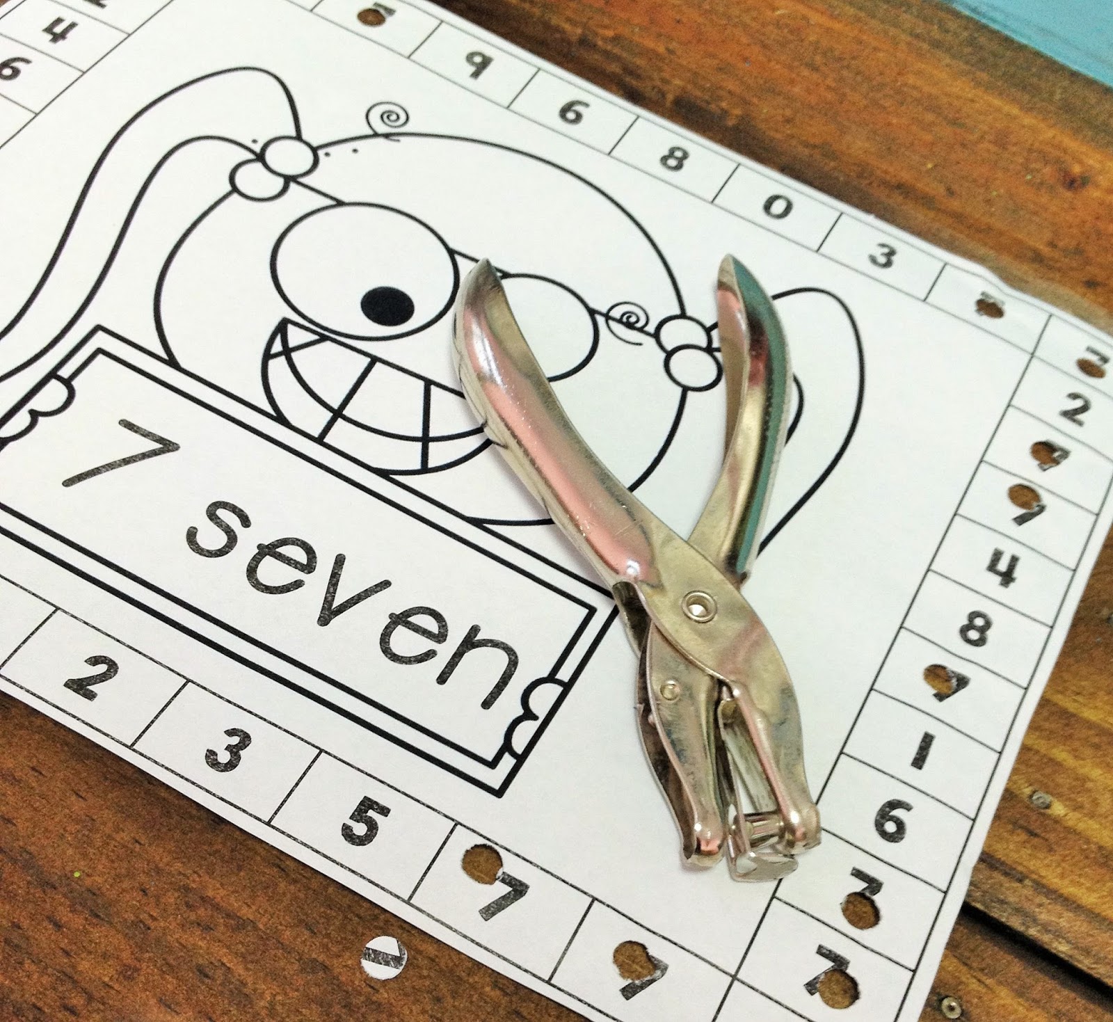 Doodle Bugs Teaching {first grade rocks!} Punch Sheets {an engaging