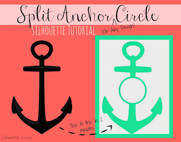 Circle, split design, Silhouette Studio, Silhouette america blog, silhouette 101