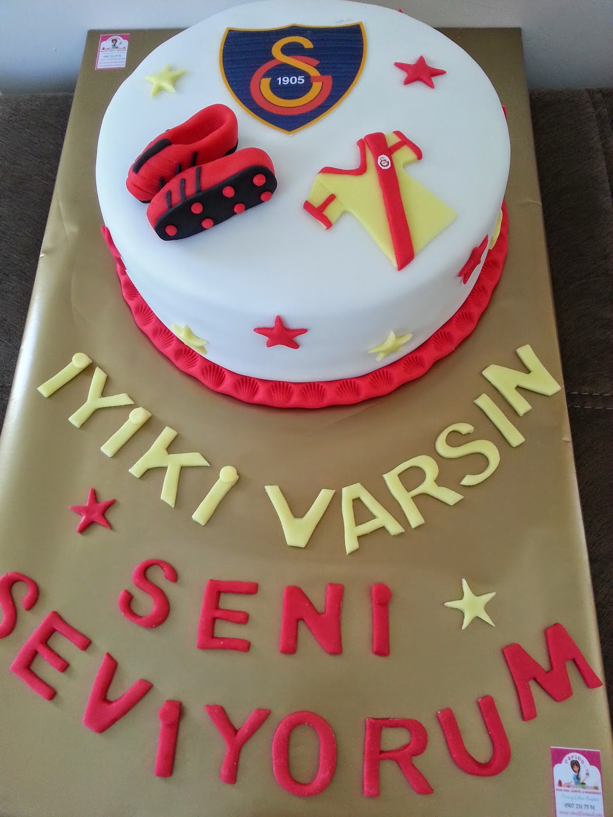 GALATASARAY BUTİK PASTA Antalya Butik Pasta Tasarım & Organizasyon