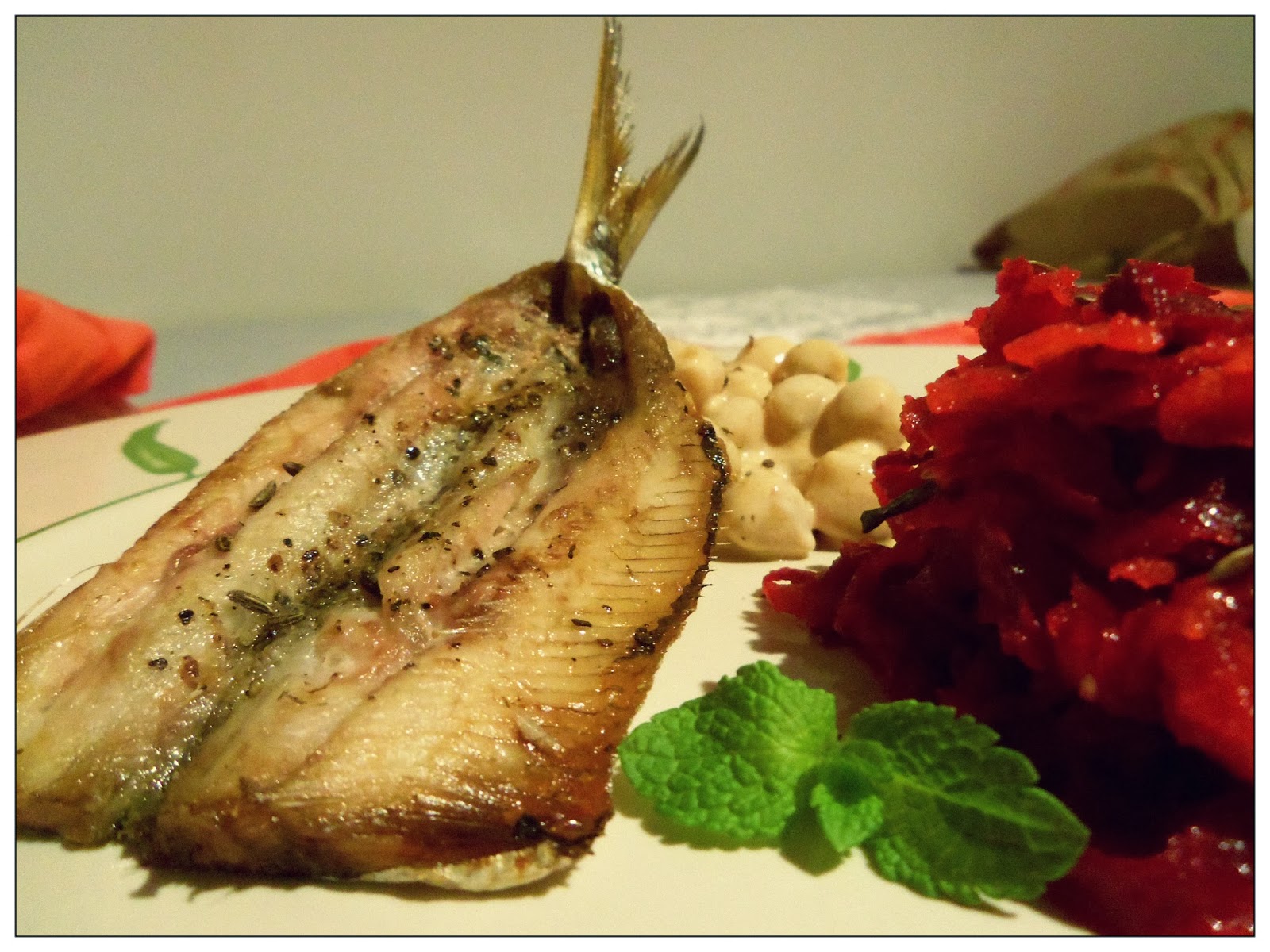 You've Got Meal! Fresh Sardines with Chickpeas and Beets You've Got Meal!