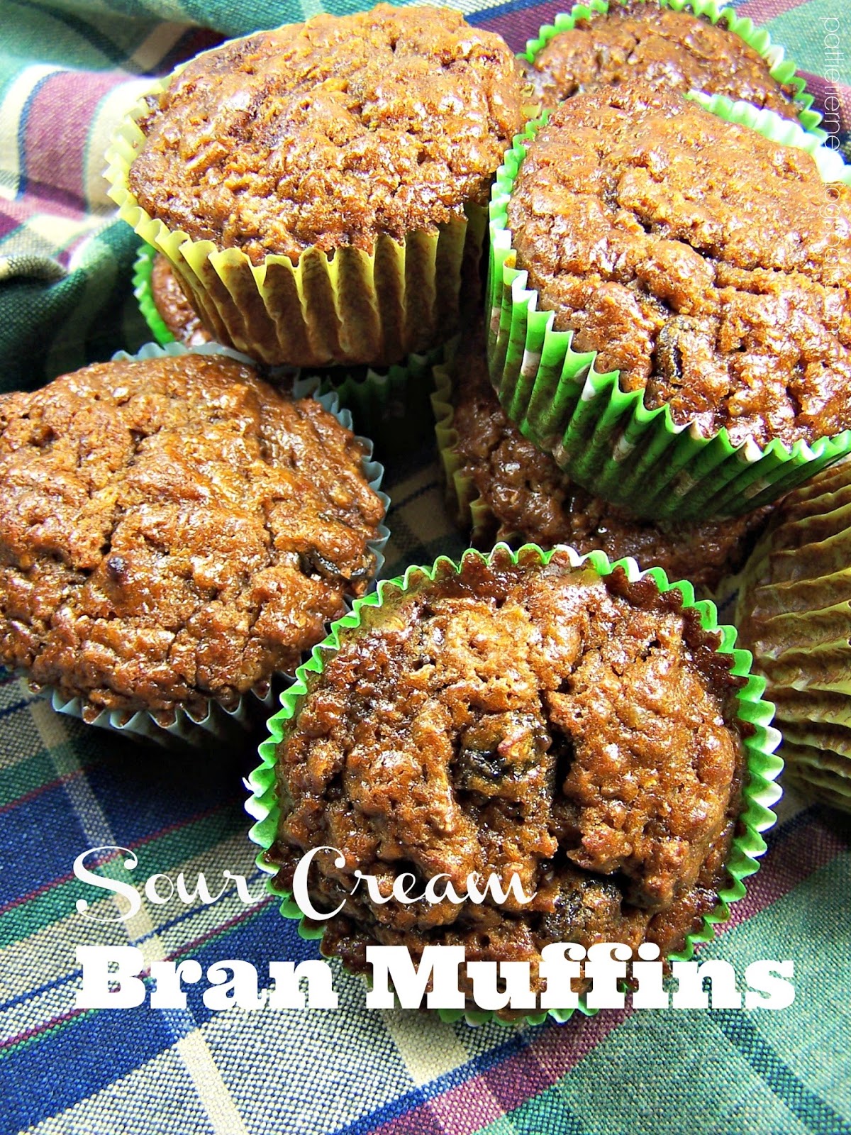 OllaPodrida Sour Cream Bran Muffins